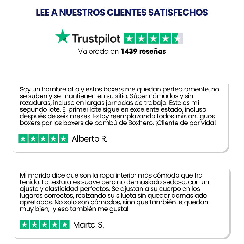 BOXERS DE FIBRA DE BAMBÚ