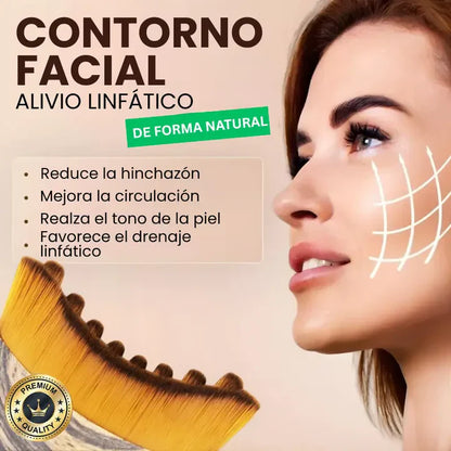 Cepillo drenaje linfático