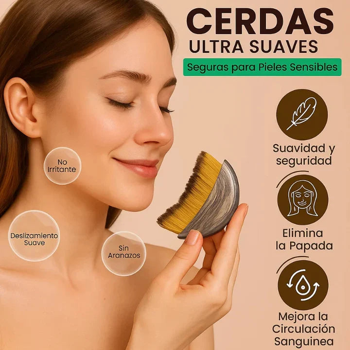 Cepillo drenaje linfático